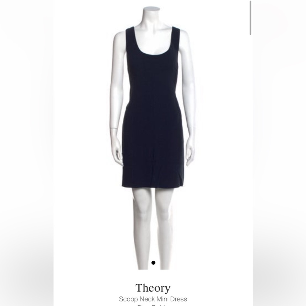 Theory Navy Blue Mini Dress
